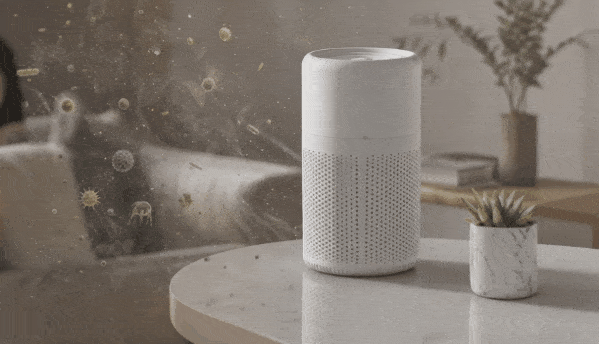 Coolizi PureAir Pro pulling impurities from the air